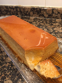 Una foto de Flan de turrón de Jijona