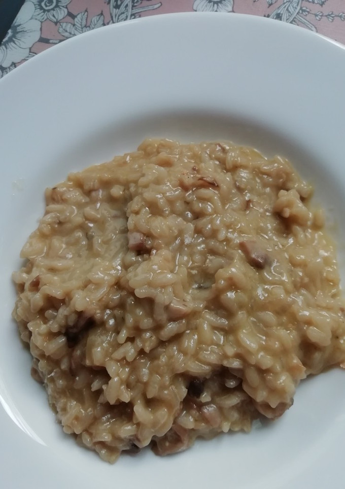 Una foto de Risotto de champiñones