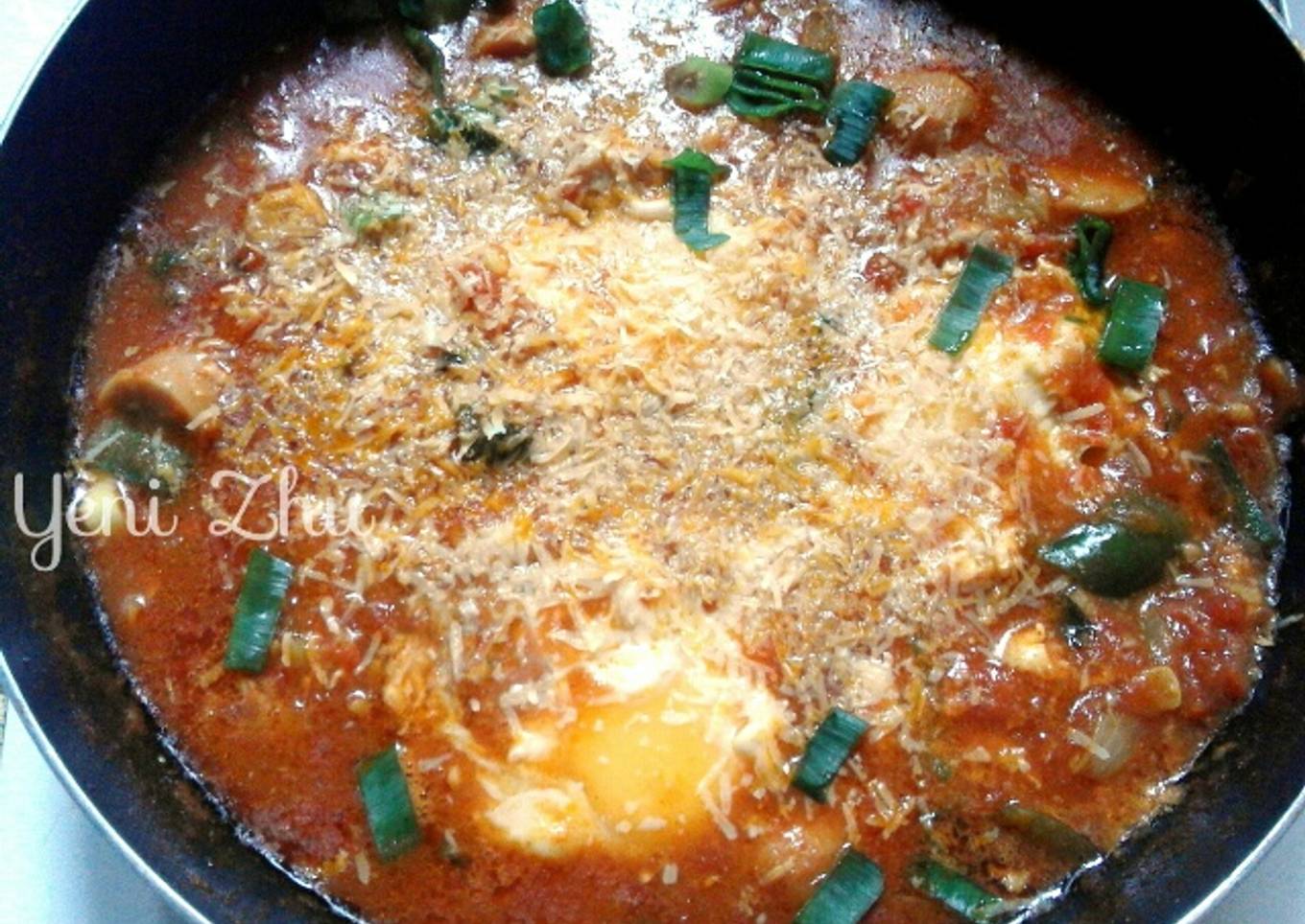 Telur Rebus Saus Tomat