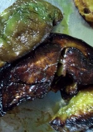 A picture of Brinjal fry.