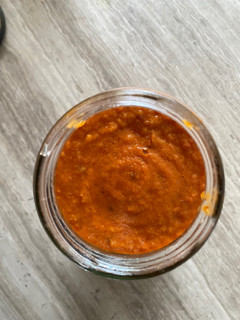 A picture of Homemade tomato sauce 🥫.