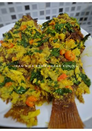 Foto resep Ikan Nila Bumbu Acar Kuning