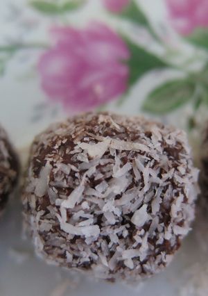 Una foto de Trufas de Porotos Negros
