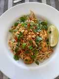 Pad thaï crevettes coriandre