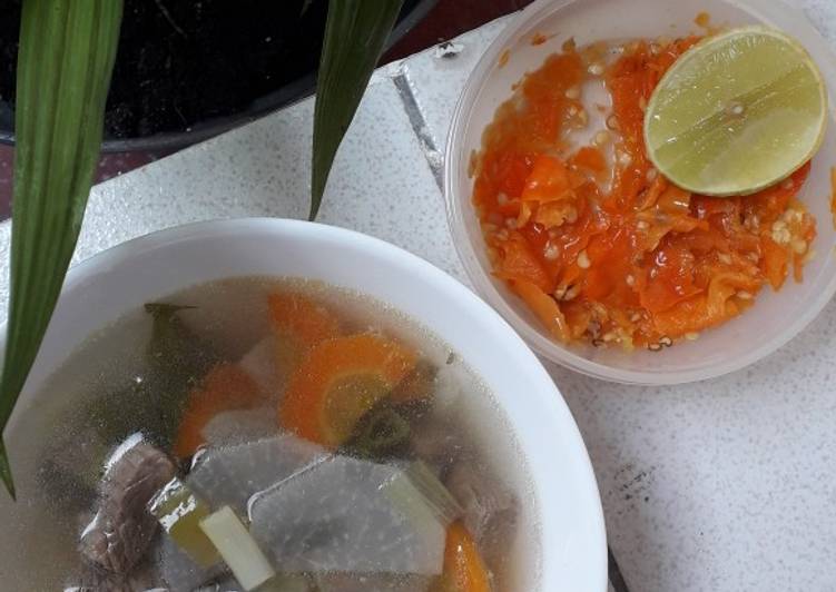Cara Gampang Membuat Soto daging kuah bening Anti Gagal
