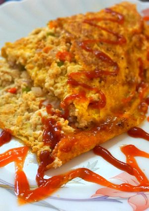 কটেজ চীজ ওমলেট(cottage cheese omelette recipe in Bengali) রেসিপির প্রধান ছবি