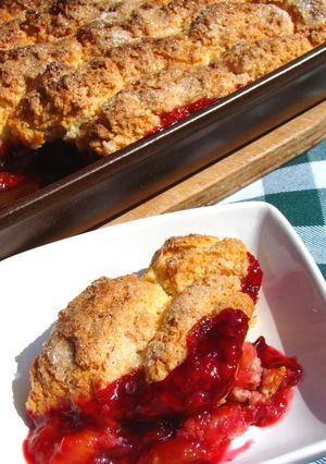 Szilvás cobbler recept fotója