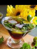 Welcome drink - lemon ice tea
