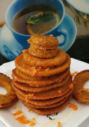 Foto principal de Tortitas de calabaza con miel