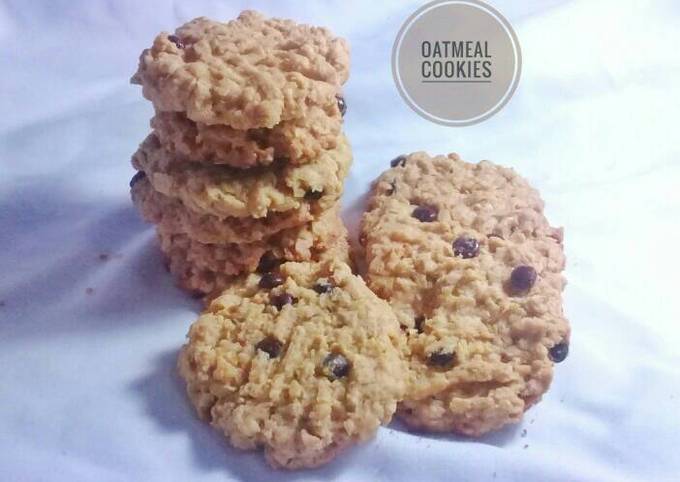 Oatmeal Cookies (enak, renyah, healthy😄)