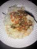 Beef stew and Rice