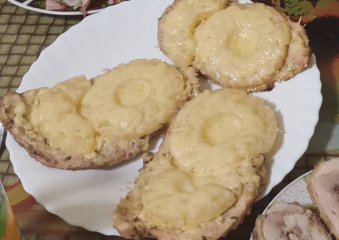 Куриные шашлычки с ананасами в духовке рецепт – Паназиатская кухня: Основные блюда. «Еда»