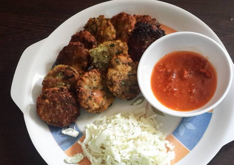 Sprouted Moong kababs