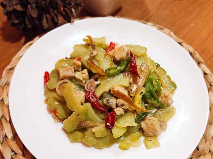 Cara Gampang Menyiapkan 171. Tumis Pare Teri Anti Gagal