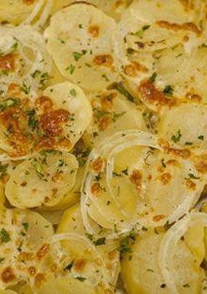 Una foto de Patatas panaderas