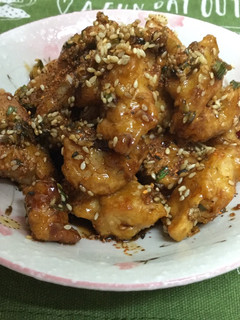 香蒜照燒炸雞 的食譜成品照片