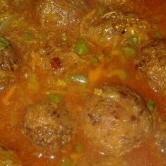 A picture of Veg Manchurian of wheat flour.
