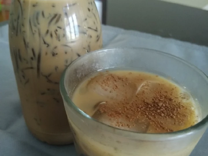 Cara Gampang Menyiapkan Resep Es cappucino cincau yang Lezat Sekali Anti Ribet, Mantap