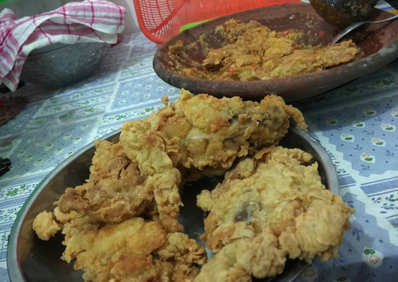 Ayam geprek kriuk kriuk