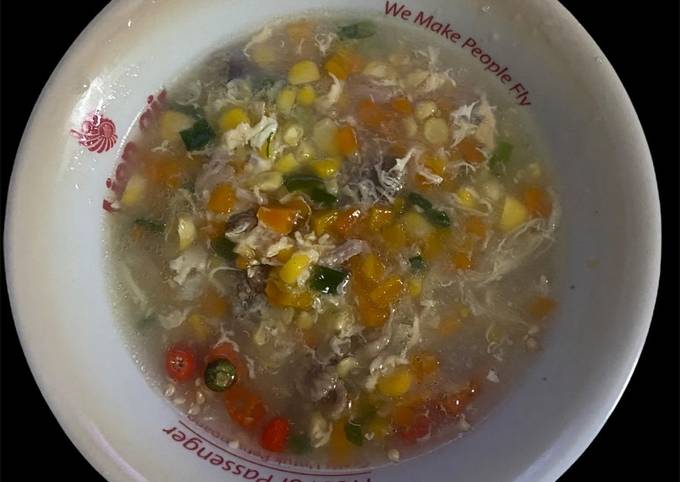 Bagaimana Membuat Sup jagung yang Menggugah Selera