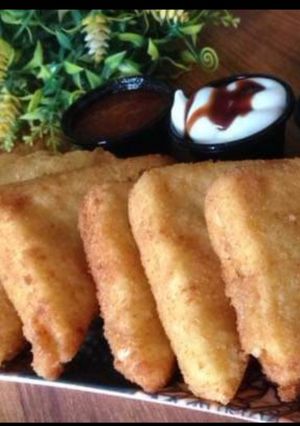 A picture of Chicken cheese cutlets.