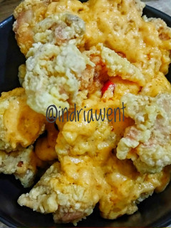 Foto resep Ayam Goreng Saus Telur Asin