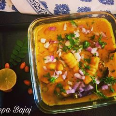 Gnocci Shaped Dal Dhokli A picture of Gnocci Shaped Dal Dhokli.