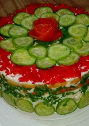 A picture of Cold chicken bread cake #Ramadankitayari.