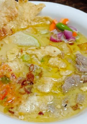 Foto resep Soto Betawi kuah santan susu