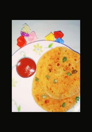 গাজরের পরোটা(gajorer porota recipe in Bengali) রেসিপির প্রধান ছবি