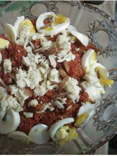 A picture of Gajar ka halwa.