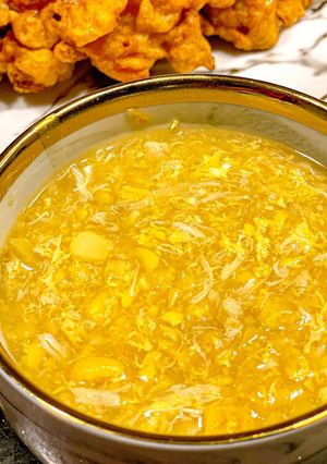 Foto resep Sweet corn crab soup/ sup jagung kepiting manis