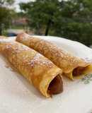 Panqueques con dulce de leche