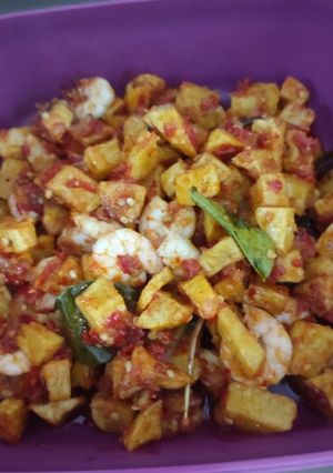 Foto resep Sambel goreng kentang