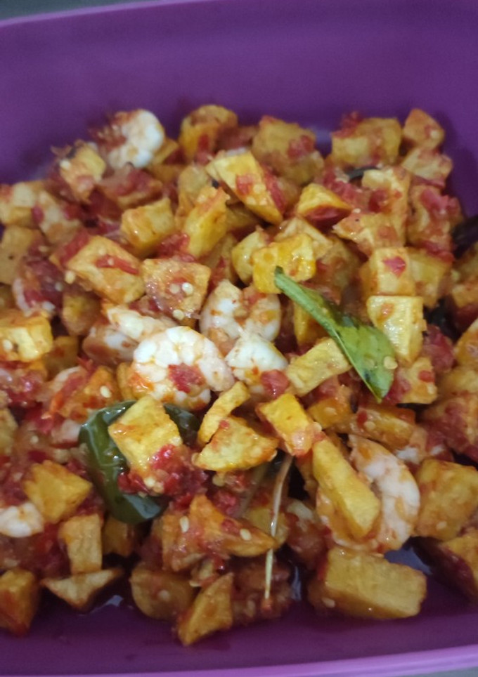 Foto resep Sambel goreng kentang