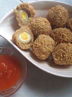 Foto resep 2. Bola bola Rambutan Indomie
