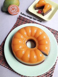 Foto resep Puding mangga lapis coklat