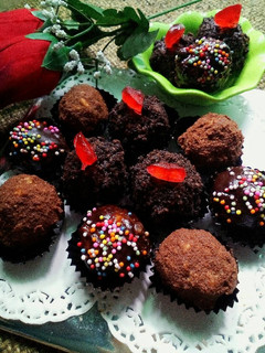 Foto resep Triple Choco Balls aka Bola Bola Biskuit Coklat🍫