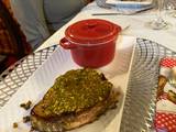 Atún agridulce con costra de pistacho😋