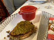 Una foto de salsa pistacho