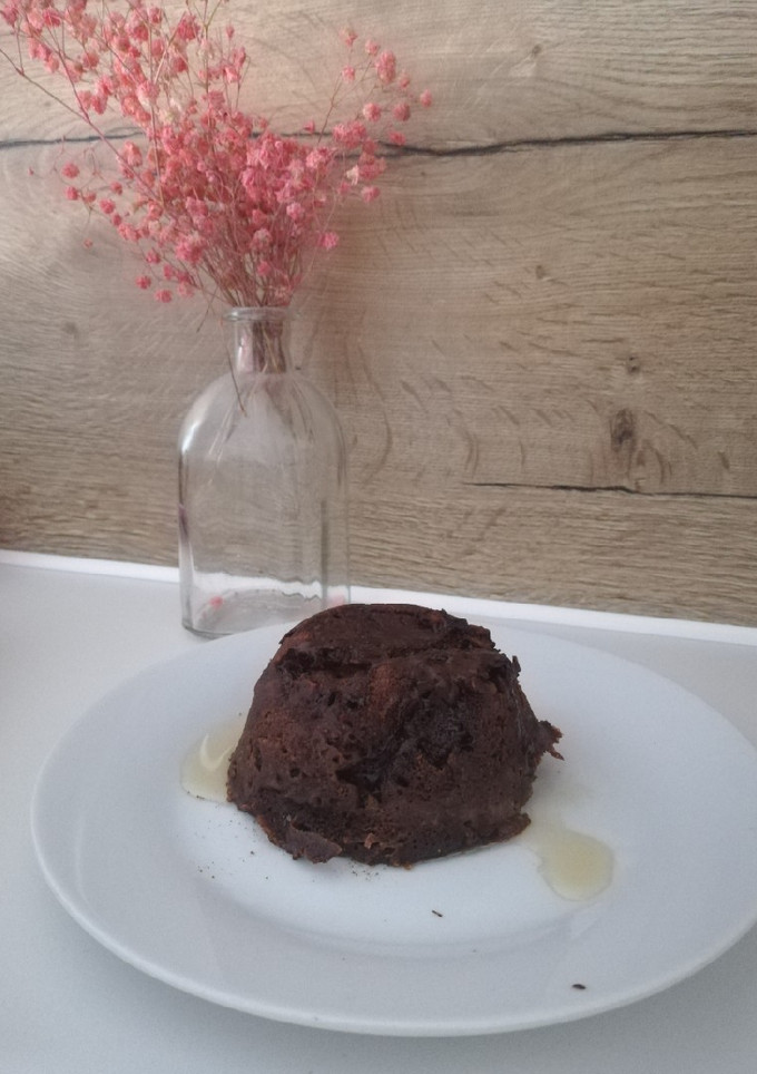 Una foto de Mug cake de chocolate sano