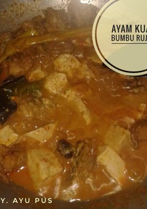 Foto resep Ayam Kuah Bumbu Rujak tanpa MSG