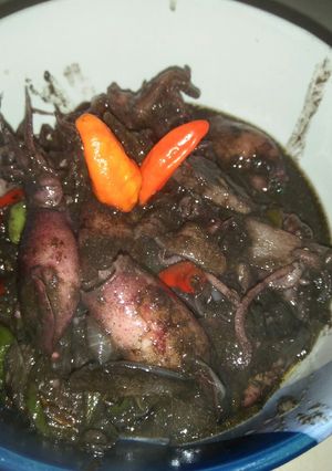 Foto resep Tumis Cumi Hitam