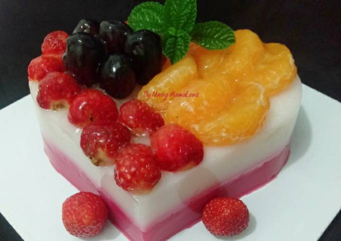 Resep Puding Susu Strawberry Oleh Nining Cookpad