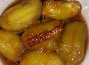 Una foto de Mango verde enmielado