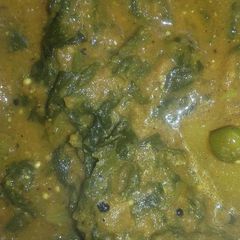 A picture of Palak bhaji.