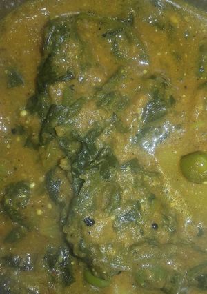 A picture of Palak bhaji.
