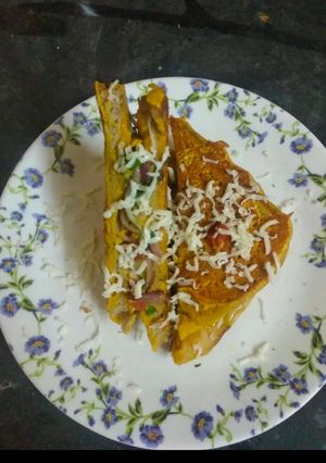 A picture of Pudla Sandwich.