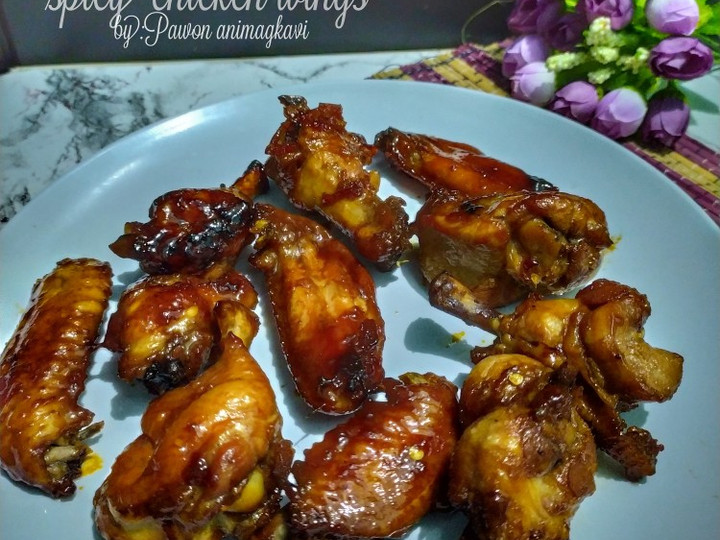 Cara Membuat 176# spicy chicken wings panggang enak Istimewa