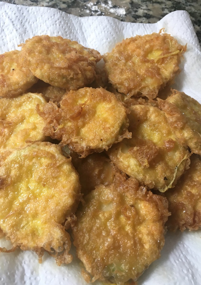 Una foto de Filetes de la huerta (calabacín rebozado)